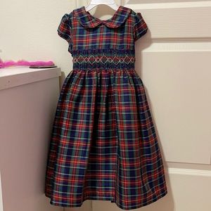 Girl’s plaid dress